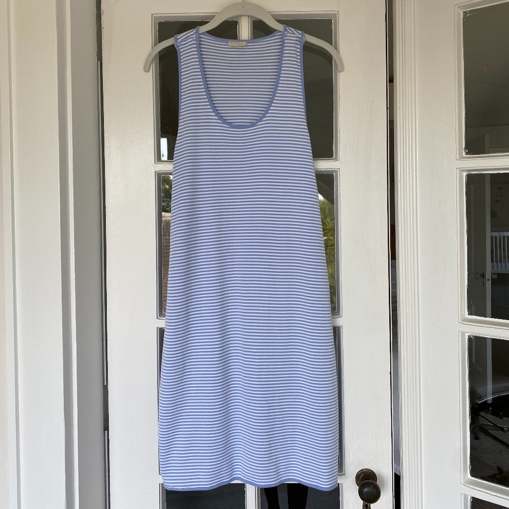 LAKE Pima Maternity Tank Gown in Hydrangea sz XS